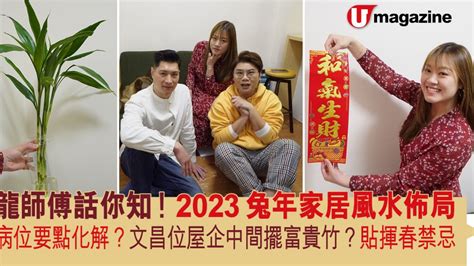 病位化解|2023兔年家居風水佈局 龍師傅話你知！ 病位要點化解？文昌位屋。